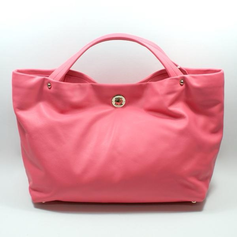 Kate Spade Willa Sutton Place Leather Satchel Handbag Pink